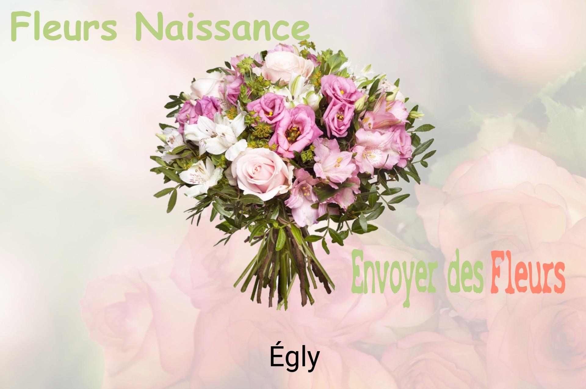Bouquet de fleurs de naissance livré à Égly